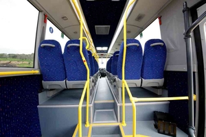 (Accessible shuttle interior – 24 seats and wheelchair ramp omnicar [de])