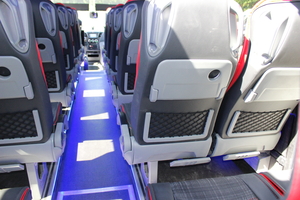 (VIP leather seats with extra legroom and armrests interior view [de])