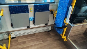 (EV minibus with wheelchair ramp and kneeling system 35 passenger  [de])