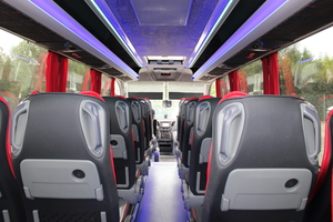(VIP leather seats with extra legroom and armrests interior view [de])
