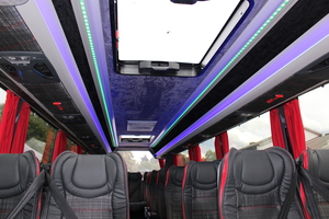 (VIP leather seats with extra legroom and armrests interior view [de])