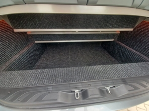 Rear view of Mercedes VIP minibus with extended luggage space extension 24 seat omnicar