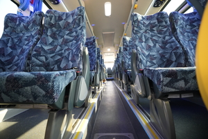 Autocar de turism cu 51 de locuri (standard Euro 6) dotat cu aer condiționat tropicalizat, ideal pentru Africa și Orientul Mijlociu